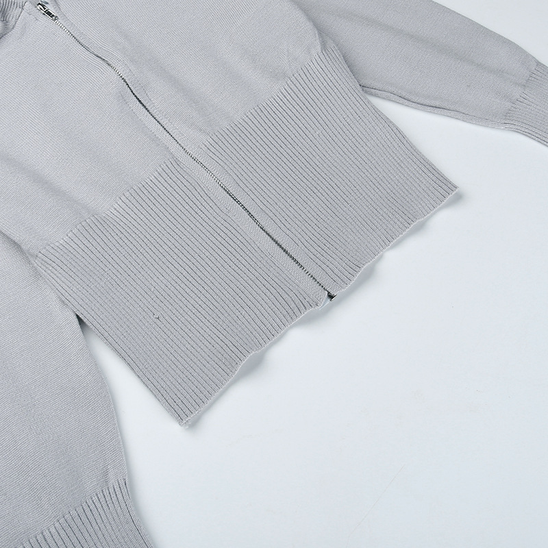 Ootddress Knit Hoodie And Pants Sets Women Outfits Low Waist Knitted Cropped Top Sweat Leggings Women Two Piece Set Tracksuit New