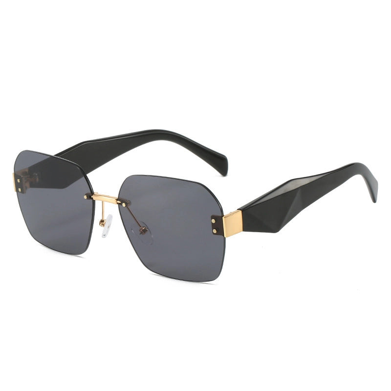 Vintage Style Classic Style Geometric Pc Square Frameless Glasses