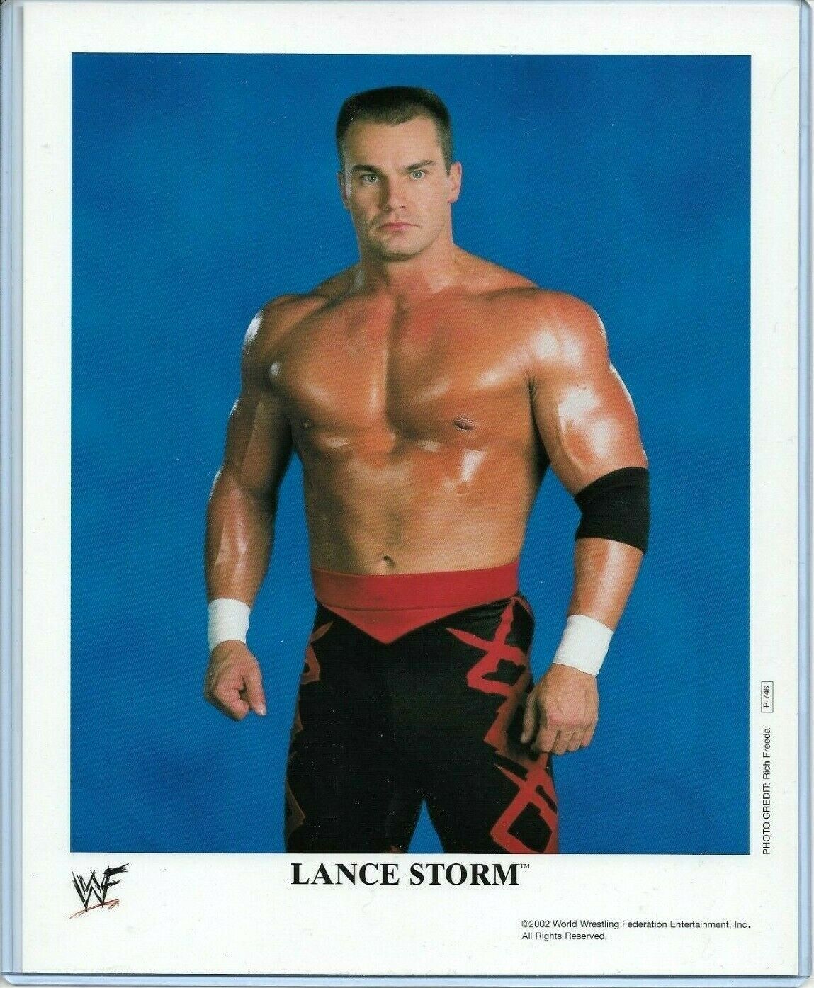 WWE LANCE STORM P-746 OFFICIAL LICENSED AUTHENTIC ORIGINAL 8X10 PROMO Photo Poster painting RARE