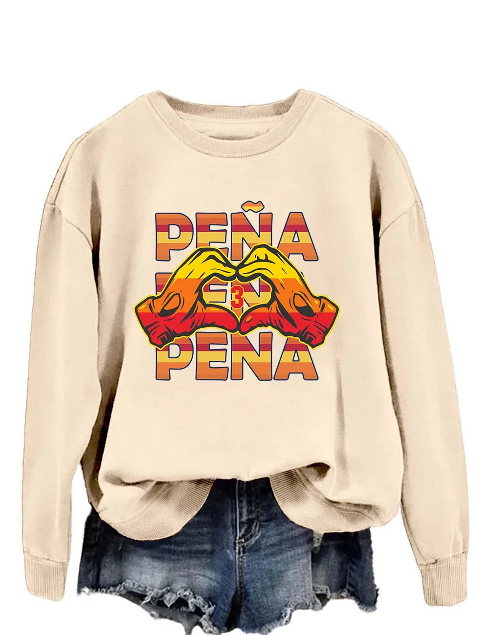 Love Pena Houston Baseball Sweatshirt