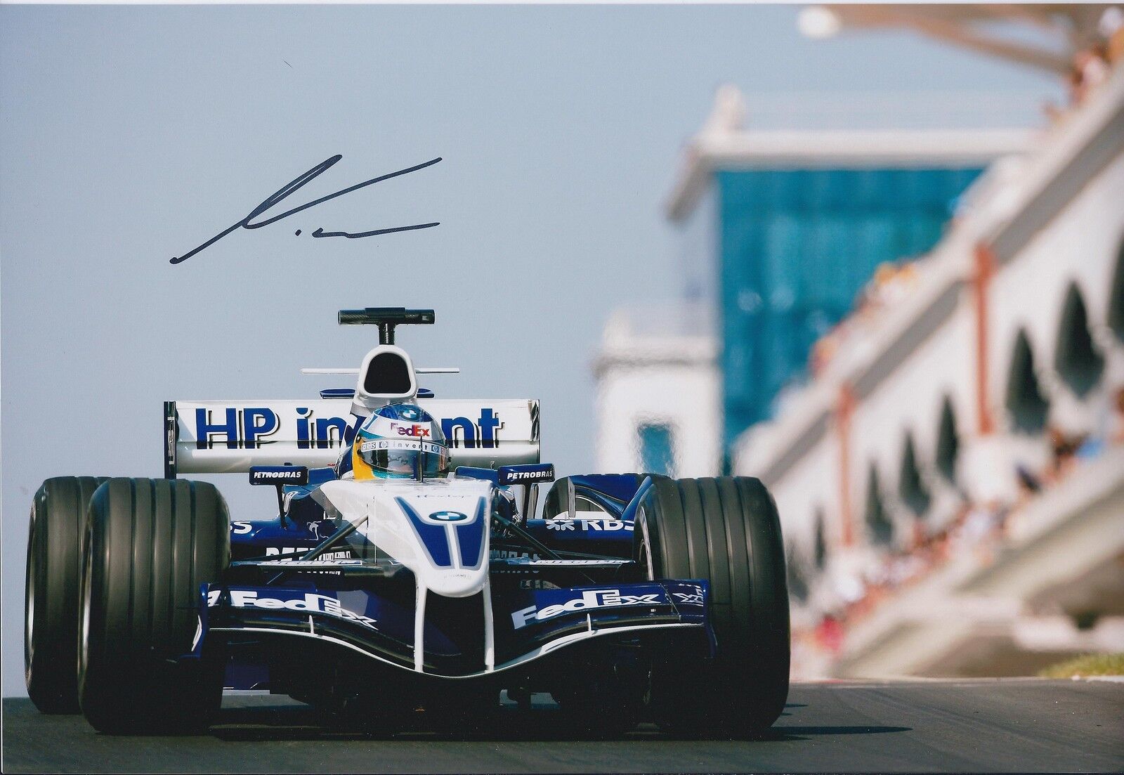 NICK HEIDFELD Signed Autograph SAUBER F1 12x8 Photo Poster painting AFTAL COA