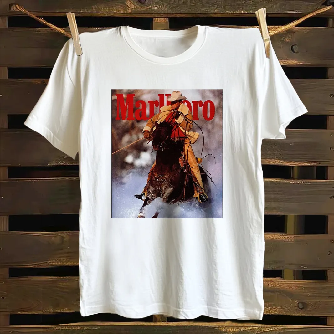 Classic Cowboy Graphic Print T-shirt