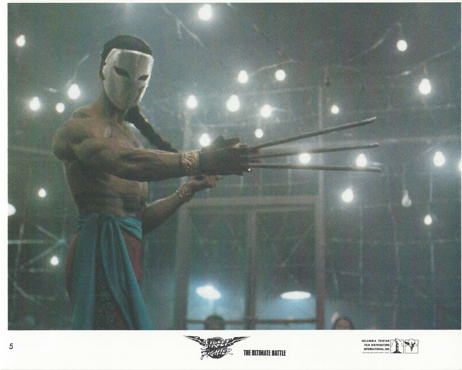 Street Fighter Original 8x10 Lobby Card Poster Photo Poster painting 1994 #5 Van Damme Julia