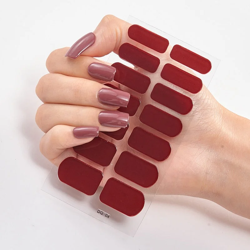 Christmas Dress Up Full Cover Nail Stickers Novidades Nail Designs Nail Designs Nails Sticker Designer Nail Accesoires