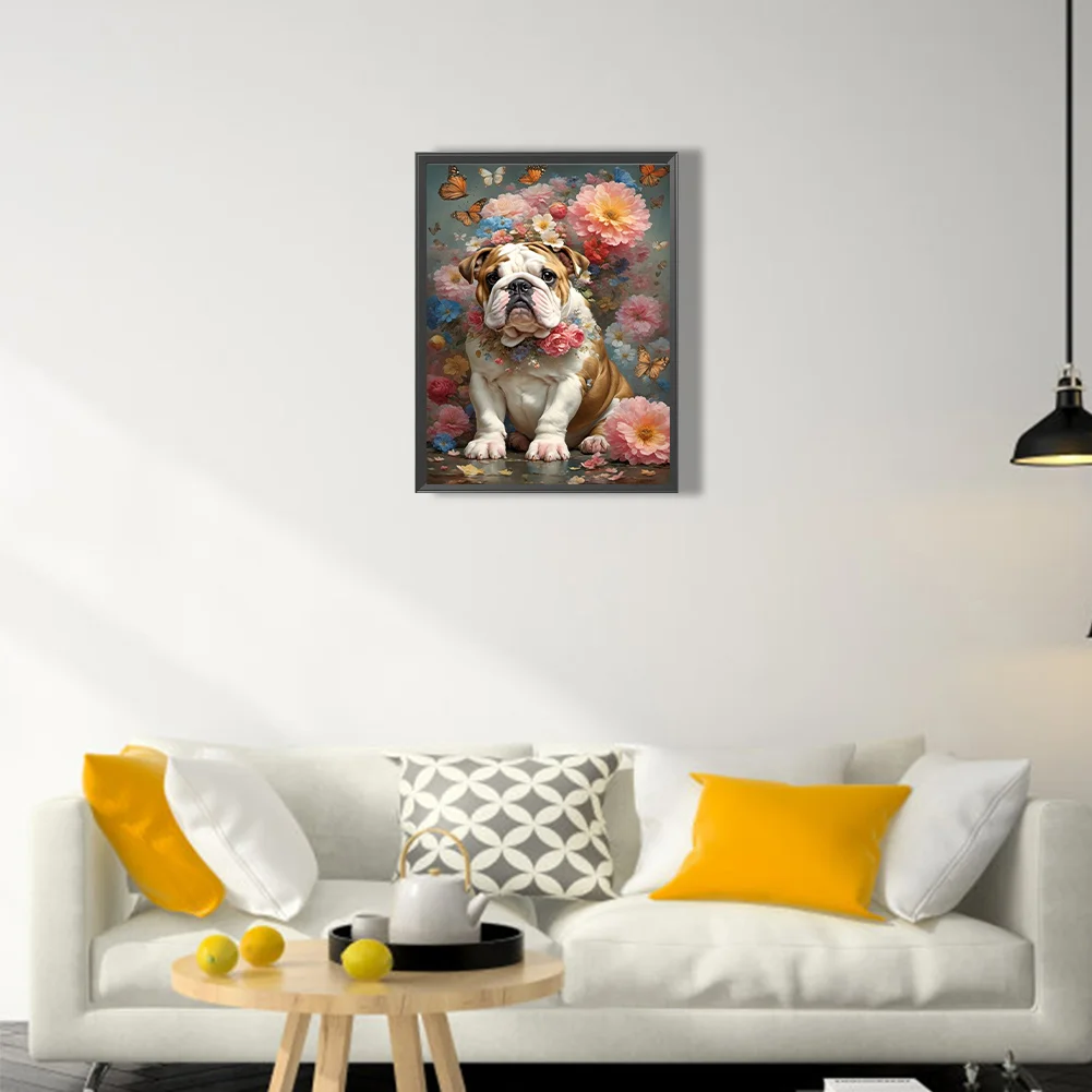 Diamond Painting - Full Square Drill - Dog(Canvas|35*45cm)