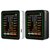 6-in-1 Air Quality Meter Real-Time CO2 Tester HCHO Detector for Home Cars Plants