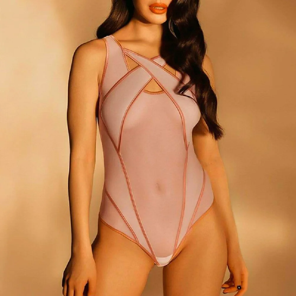 Billionm Pink Sexy Full Body Harness Bondage Lingerie Women Punk PU Leather Harness Bra Chest Straps Suspenders Slim Belts Straps Punk