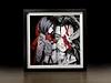 3D Decorative Paint of Grey & White Mikasa Ackerman - Attack On Titan Decorative Painting - momo Studio