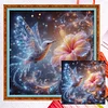 Hummingbird Flowers-14CT Counted Cross Stitch 40*40cm/15.75*15.75in