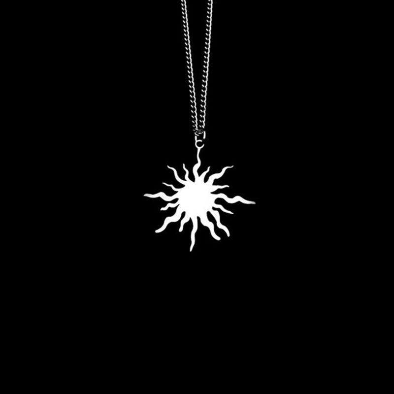 Hip-Hop Retro Solid Color 304 Stainless Steel Polishing 18K Gold Plated Men's Pendant Necklace