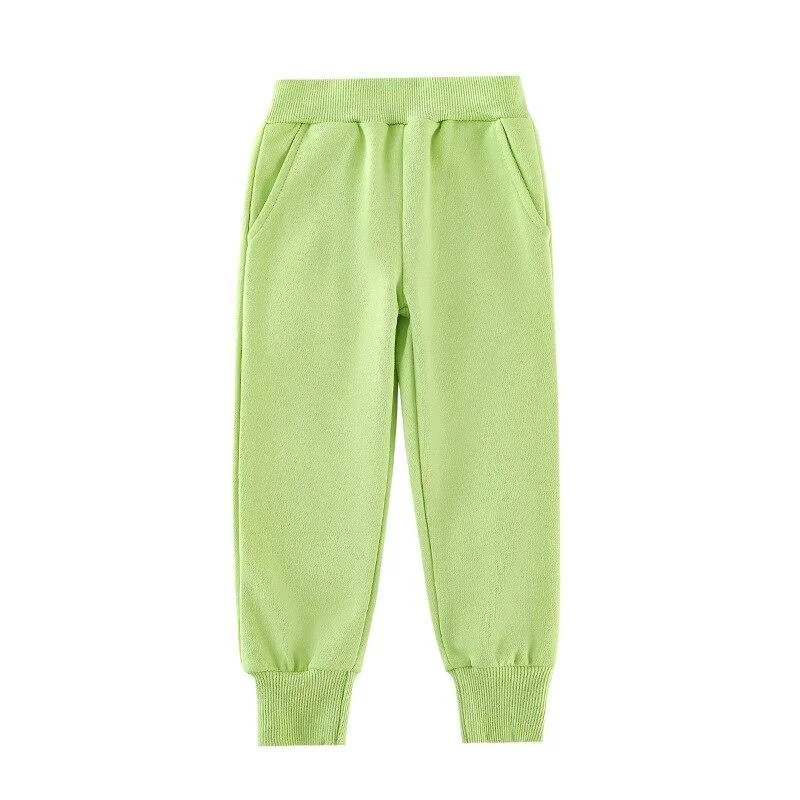 2-8T Toddler Kid Baby Boy Girl Clothes Spring Autumn Sport Pants Casual Fitness Workout Sweatpants Candy Color Trousers