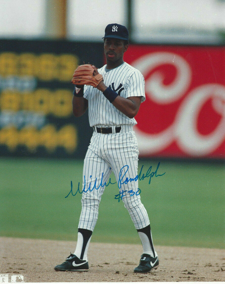 Willie Randolph Autographed Signed 8x10 Photo Poster painting ( Yankees ) REPRINT