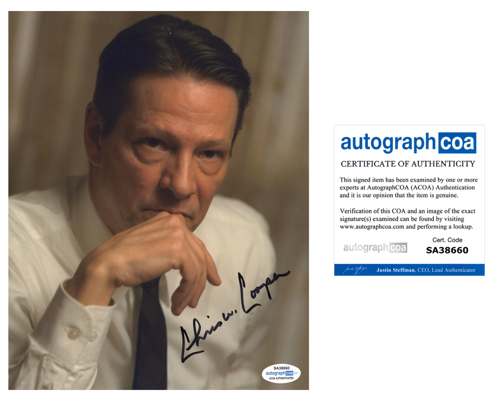 CHRIS COOPER SIGNED 8X10 Photo Poster painting AUTOGRAPHED SYRIANA