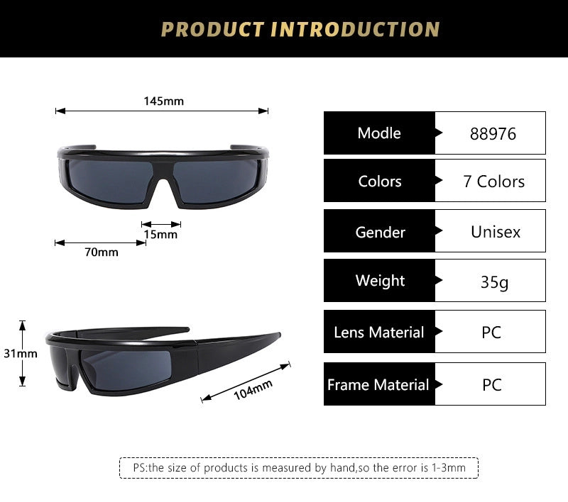 Basic Lady Minimalist Solid Color Ac Special-Shaped Mirror Full Frame Sports Sunglasses