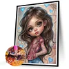 Diamond Painting -5D Full Round Drill Girl(40x50cm)