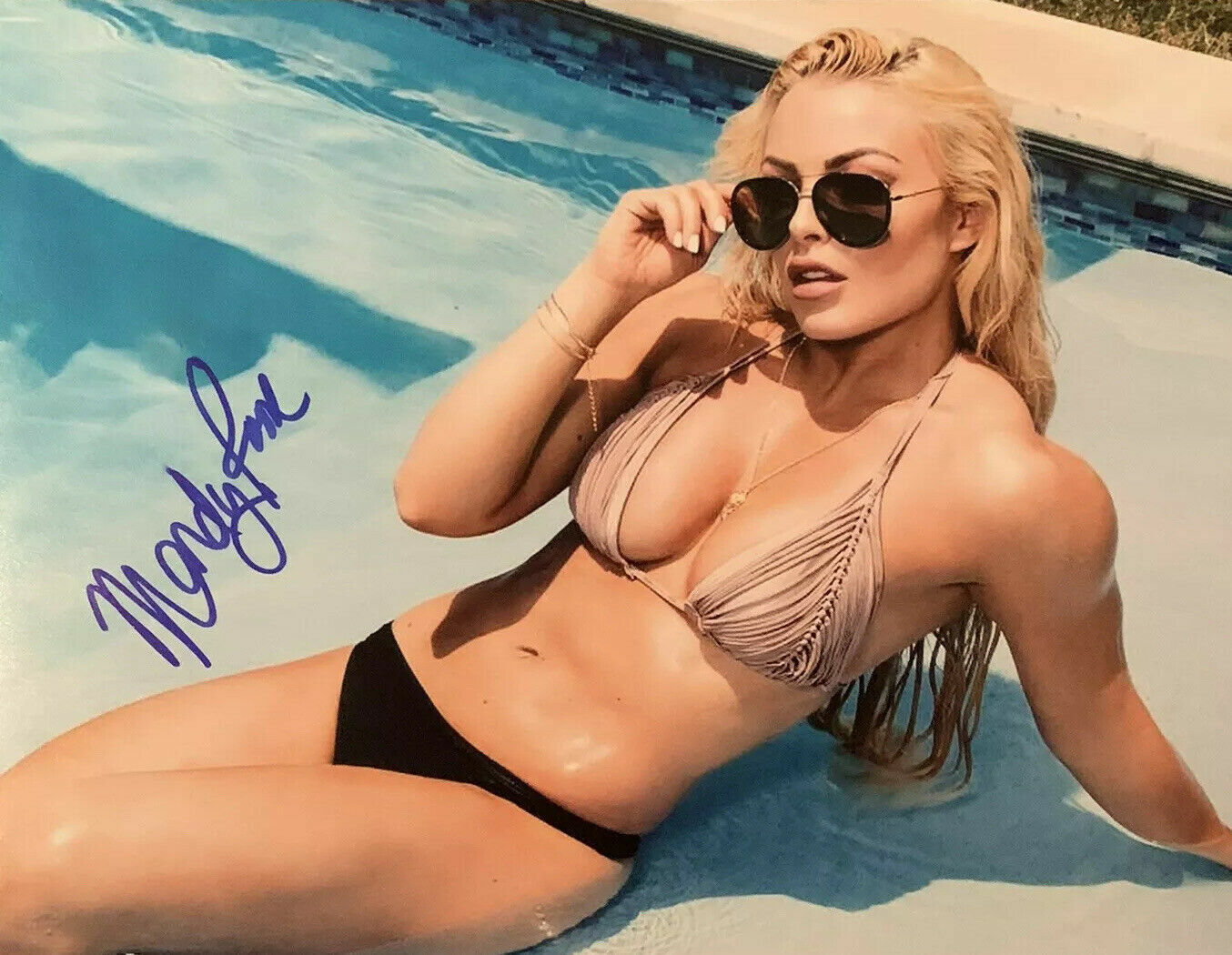 Mandy Rose ( WWF WWE ) Autographed Signed 8x10 Photo Poster painting REPRINT ,