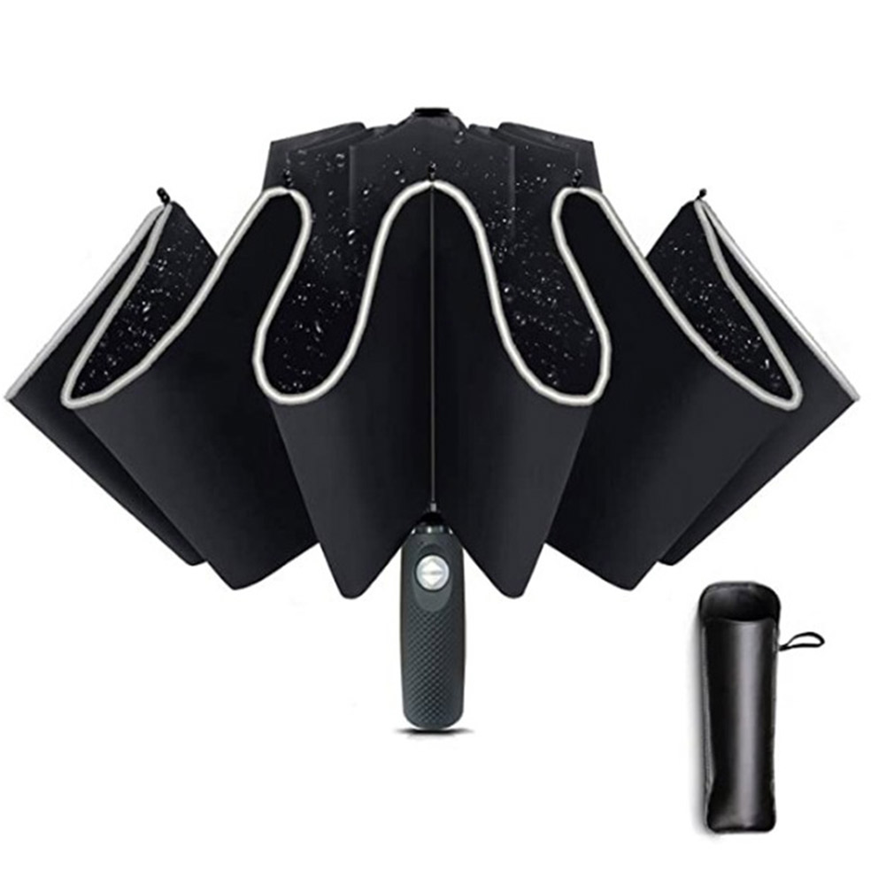 

12 cotes parapluie automatique inverse parapluie coupe-vent pliant avec ban, 501 Original
