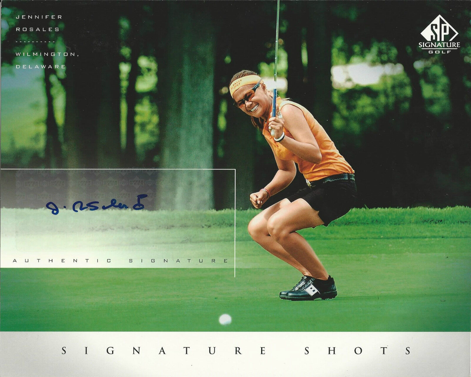 Jennifer Rosales Signed SP Signature Shots 8x10 Photo Poster painting