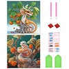 2Pack Dragon Snake-Crystal Rhinestone Diamond Painting(30x30cm)