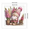 (US Only)Gnome Design DIY Bead Embroidery Kit 40x39cm 9CT Cross Stitch Kit for Home Decor