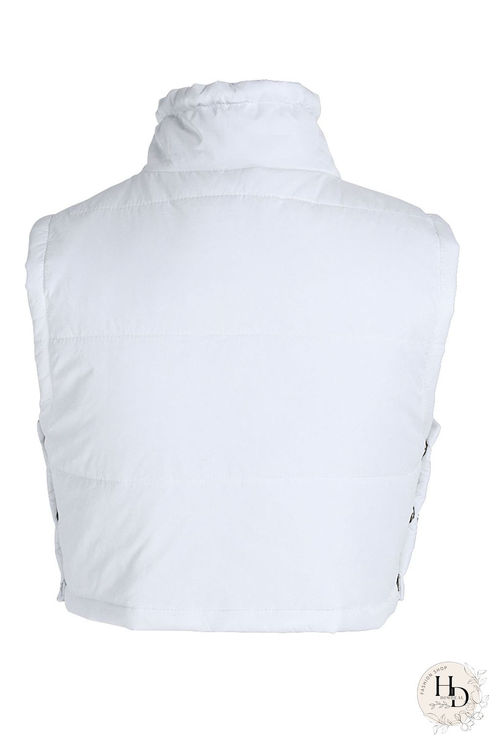 Black Casual Street Solid Patchwork Draw String Buttons Zipper Outerwear