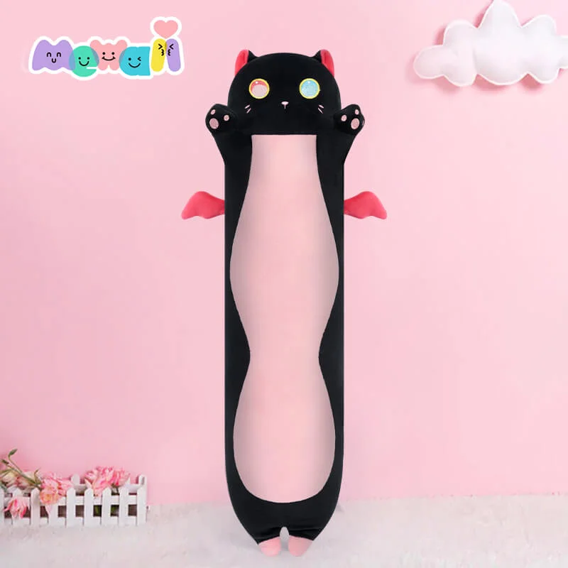 Mewaii® Original Design Magic Cat with Pink Wavy Stuffed Animal Kawaii Plush Pillow Squishy Toy