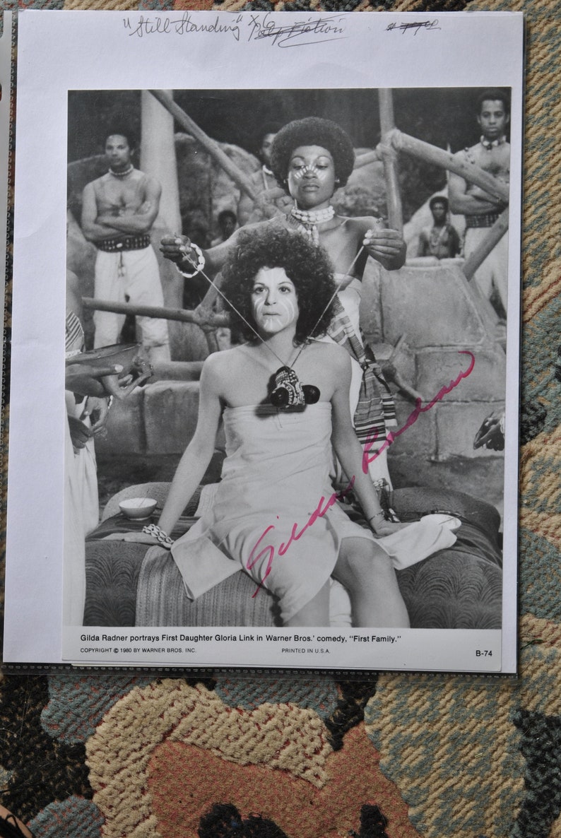 GILDA RADNER SIGNED Photo Poster painting First Family wcoa