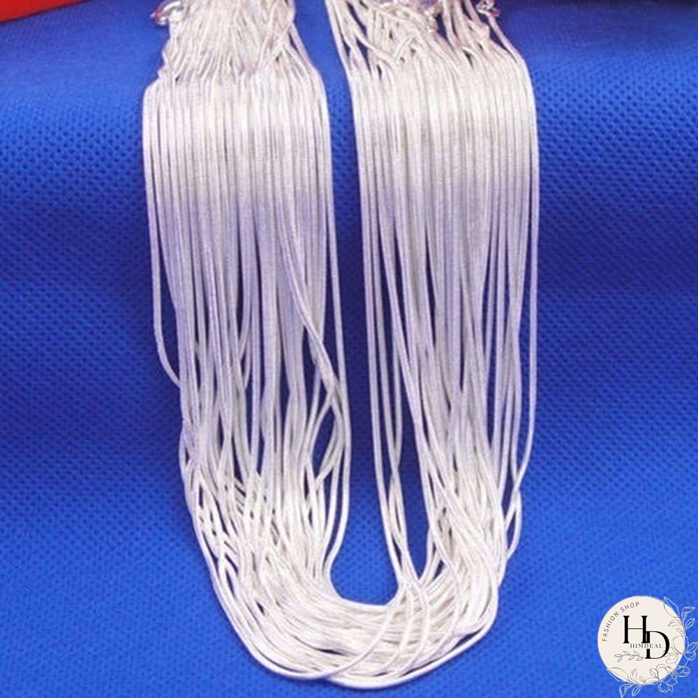 Wholesale Lots 5PCS 925 Sterling Silver Necklace Chains Snake Chain Necklace for Pendants 16""-30""