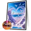 Diamond Painting-DIY Full Round Drill Beach Scenery