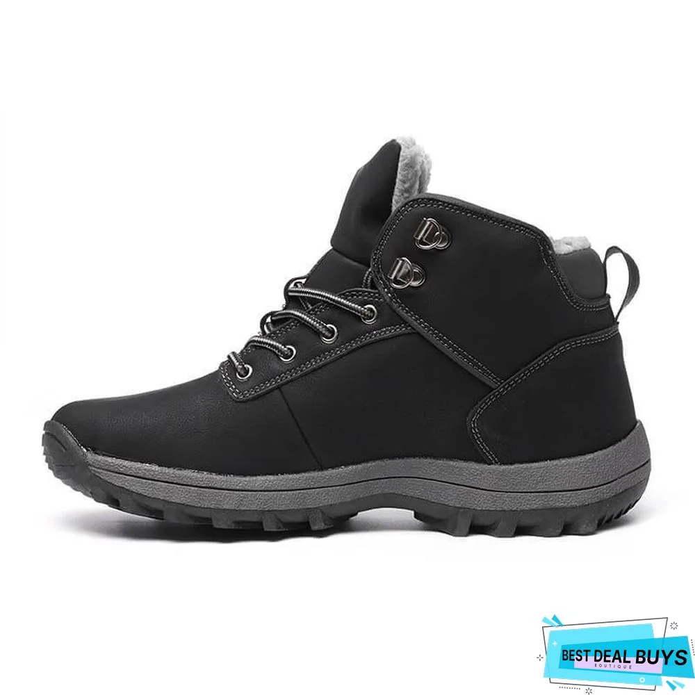 Men's Outdoor Thickened Warm Climbing Shoes