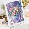 DIY Partial Special Shaped Drill Diamond Painting-Flower