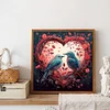 Diamond Painting -DIY Round Drill Heart Birds
