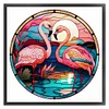 (Counted/Stamped) Flamingo - 18CT Cross Stitch 20*20cm/7.87*7.87in