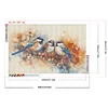 (60*40cm)Branch Birds Flowers - Full Round Drill Diamond Painting