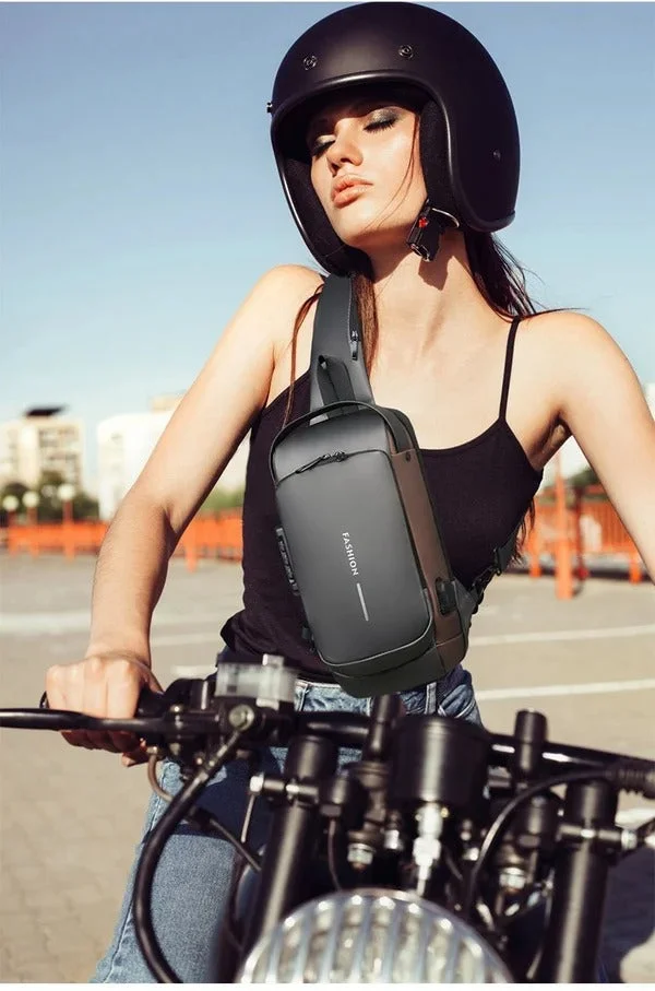 USB charging sport sling Anti theft shoulder bag🔥SALE 50% OFF🔥