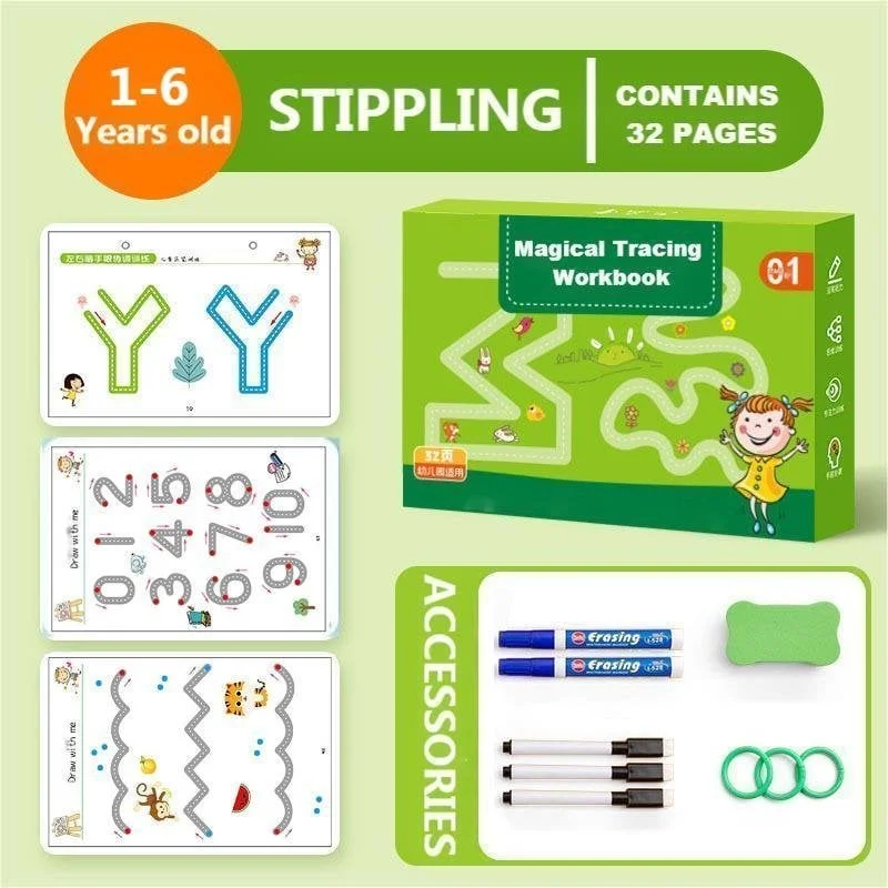 Let Your Kids Win At The Starting Line &ndash; Magical Tracing Workbook Set