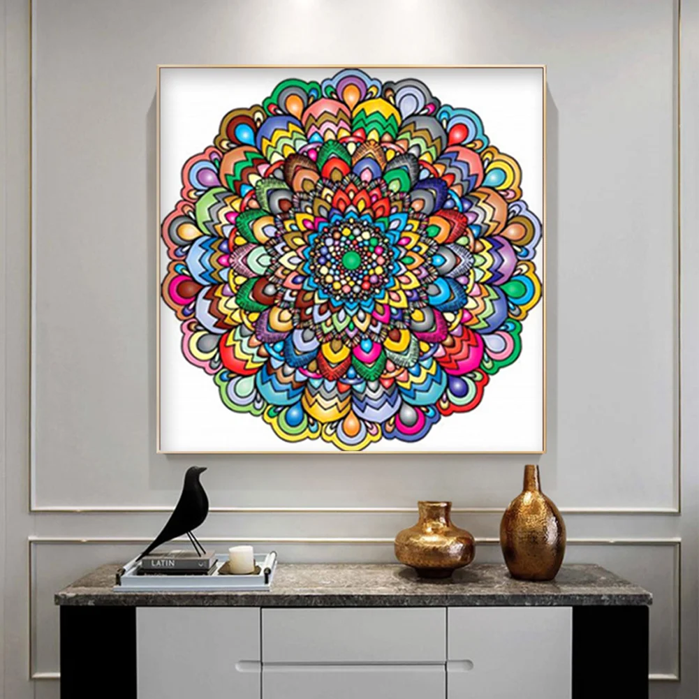 Diamond Painting - Full Round Drill - Mandala(30*30cm)