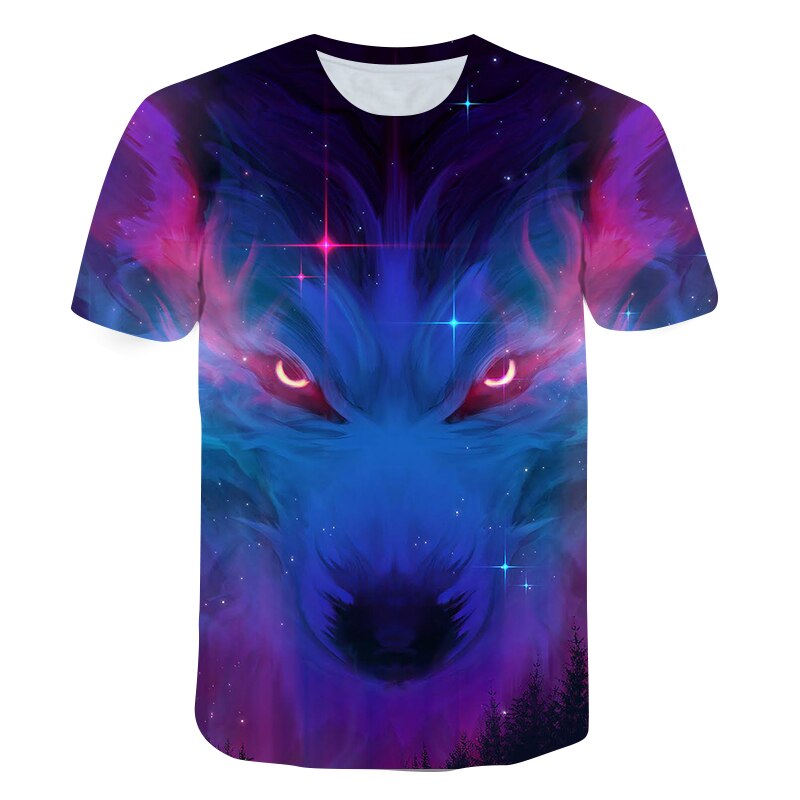 

Wolf - 3D Printed Men T Shirt, Xxxl, 501 Original