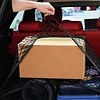 Black Motorcycle Luggage Strap Large Capacity Stretchable Storage Net with Hook for Secures Various Luggage Helmets Small Item