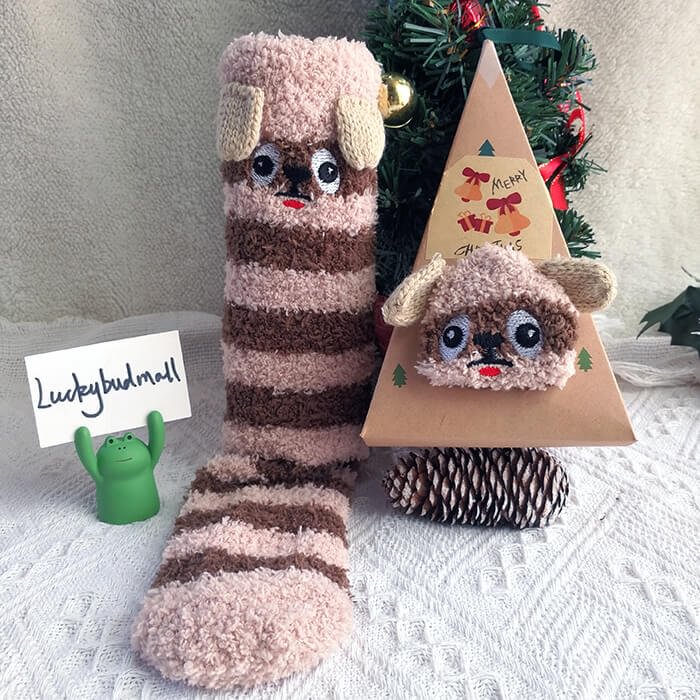 Animal Fuzzy Socks for Men