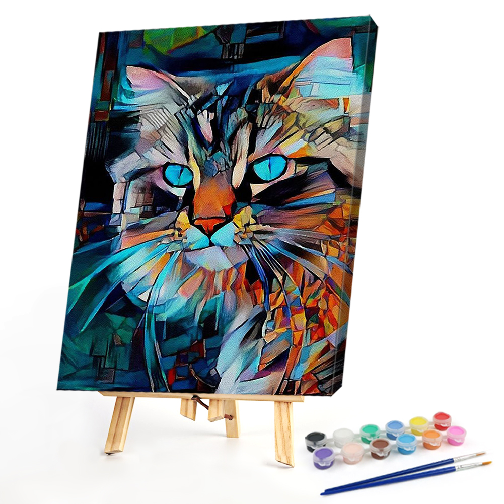 

40*50CM - Paint By Numbers - Cat, 501 Original