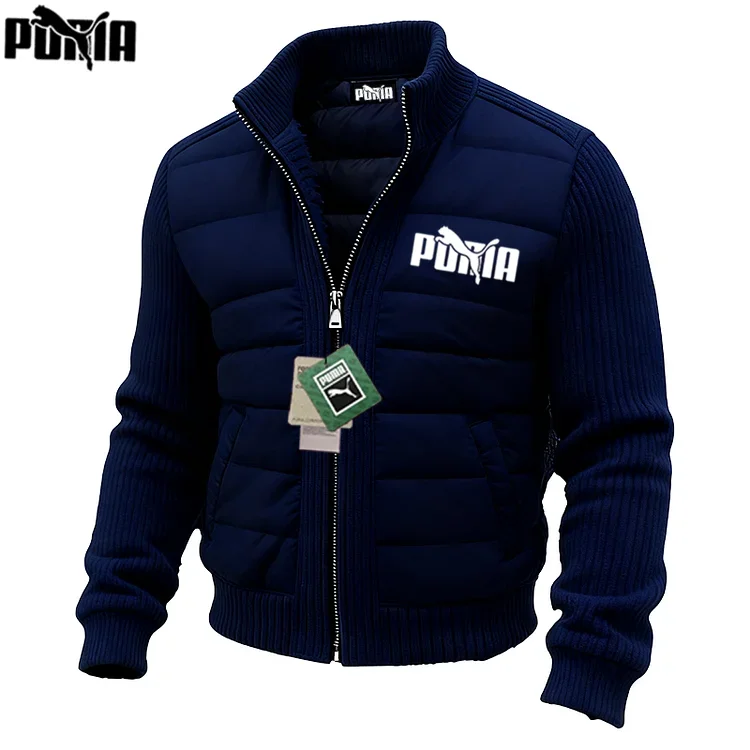 PUMA&reg;2025 Męska kurtka dzianinowa Premium Color Blocked