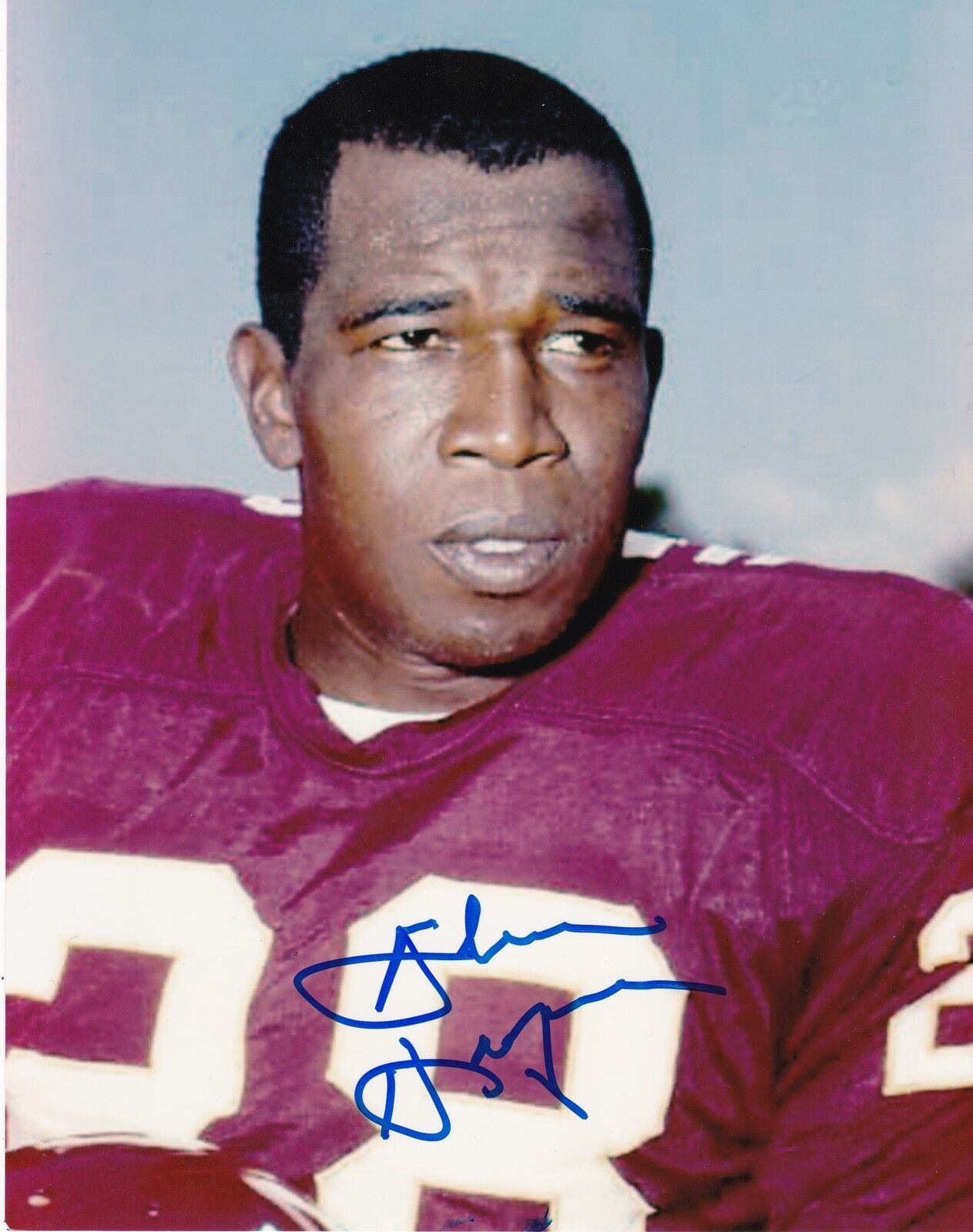 ABNER HAYNES KANSAS CITY CHIEFS ACTION SIGNED 8x10