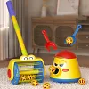 Electric Push Walker and Spinning Ball Launcher Baby Walker Set Baby Vacuum Toy
