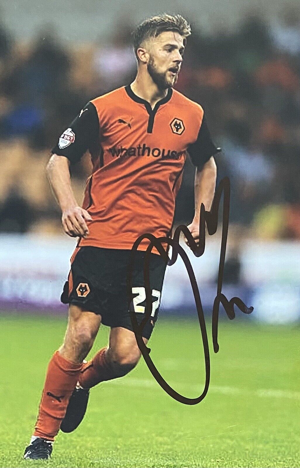 Michael Jacobs Genuine Hand Signed Wolverhampton Wanderers 6X4 Photo Poster painting 2