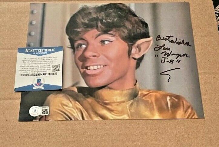 LOU WAGNER SIGNED STAR TREK 8X10 Photo Poster painting BECKETT CERTIFIED BAS