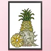 Pineapple Gnome -  11CT Partial Beaded Cross Stitch Kit(25x35cm)