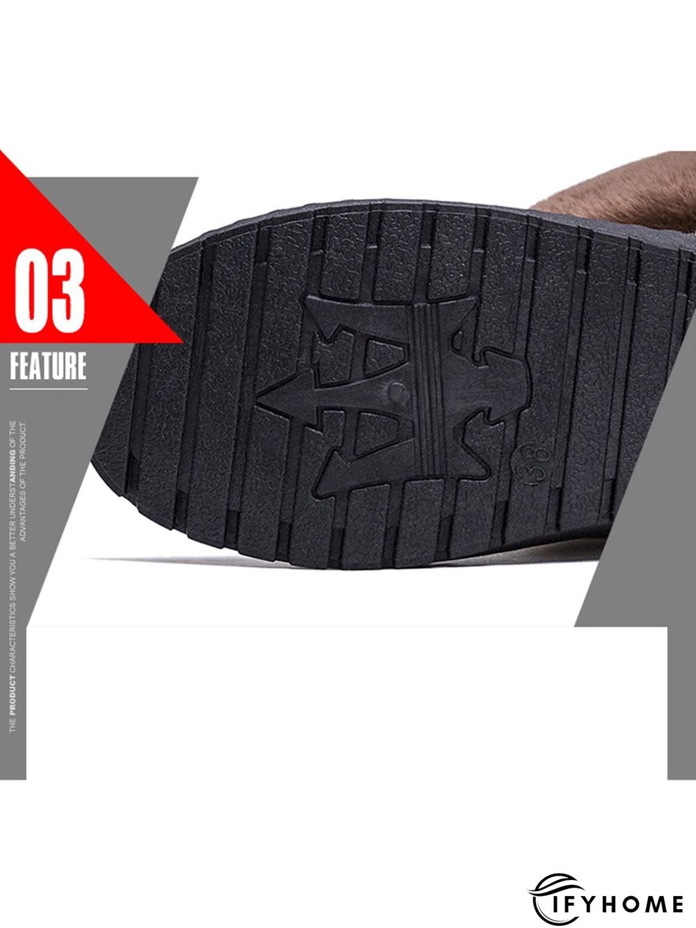 Casual Anti-collision Stitching Plush Warm Snow Boots | IFYHOME