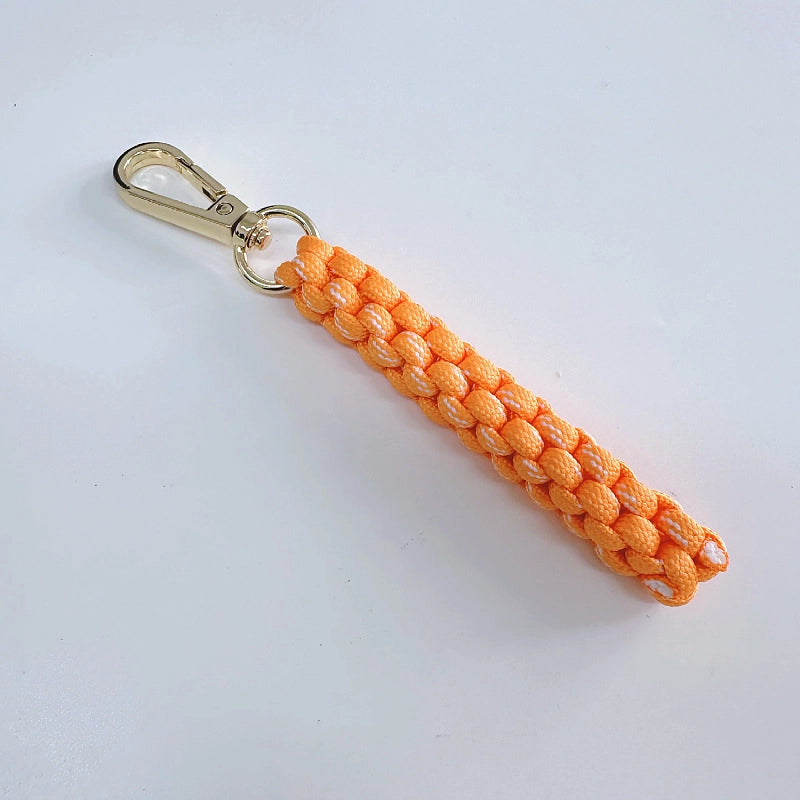 Miu Home Bag Hanging Hot Handmade Braided Pendant Colorful Fashionable Unique Key Shape Car Keychain