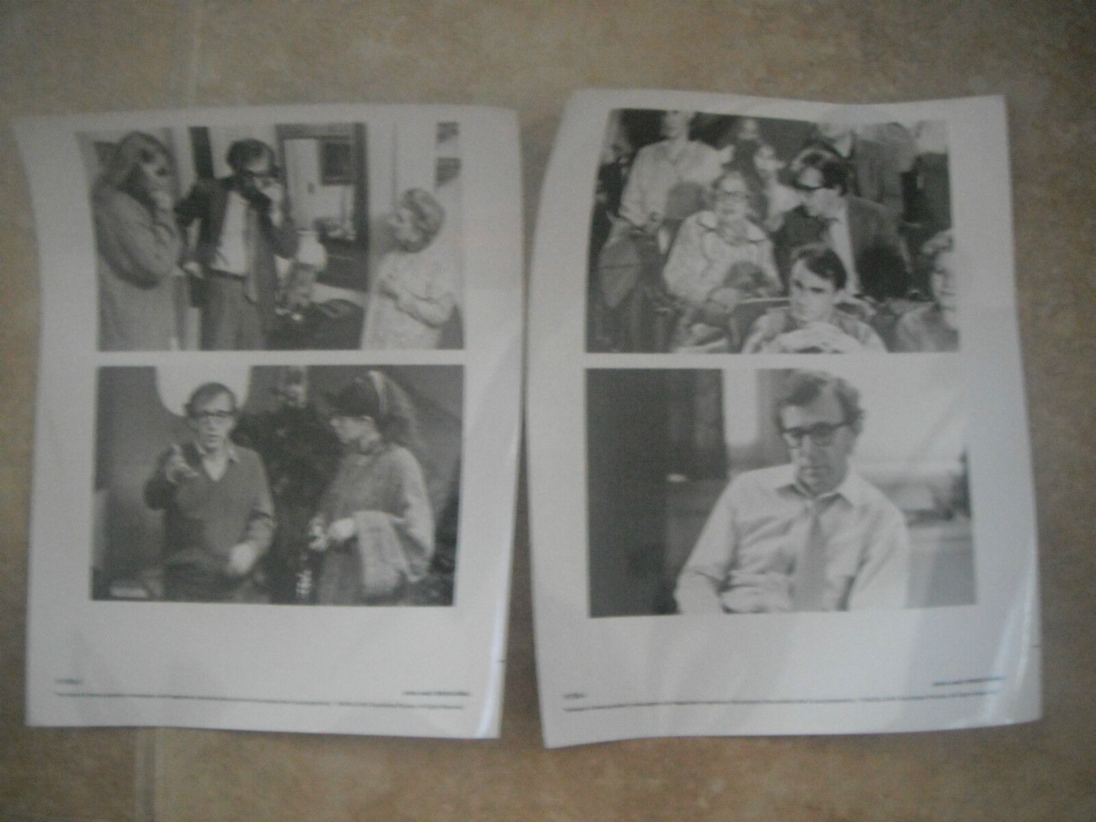 New York Stories 1989 Woody Allen B&W 8x10 Promo Photo Poster painting Lobby Card